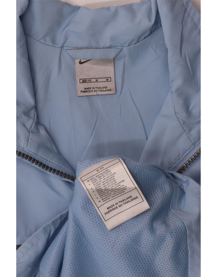 Nike Womens Tracksuit Top Jacket US 8/10 Medium Blue Polyester