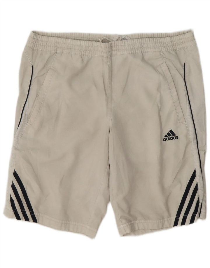 Męskie spodenki sportowe Adidas Clima 365, małe, białe, poliestrowe