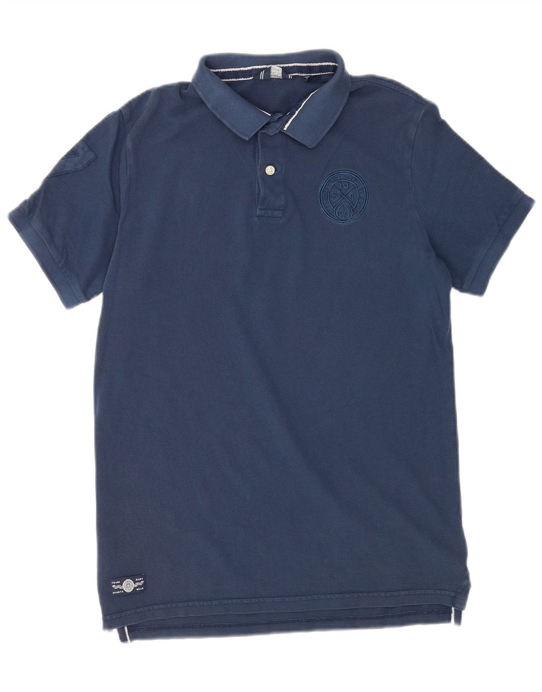 Męska koszulka polo Superdry, średnia, granatowa, bawełniana
