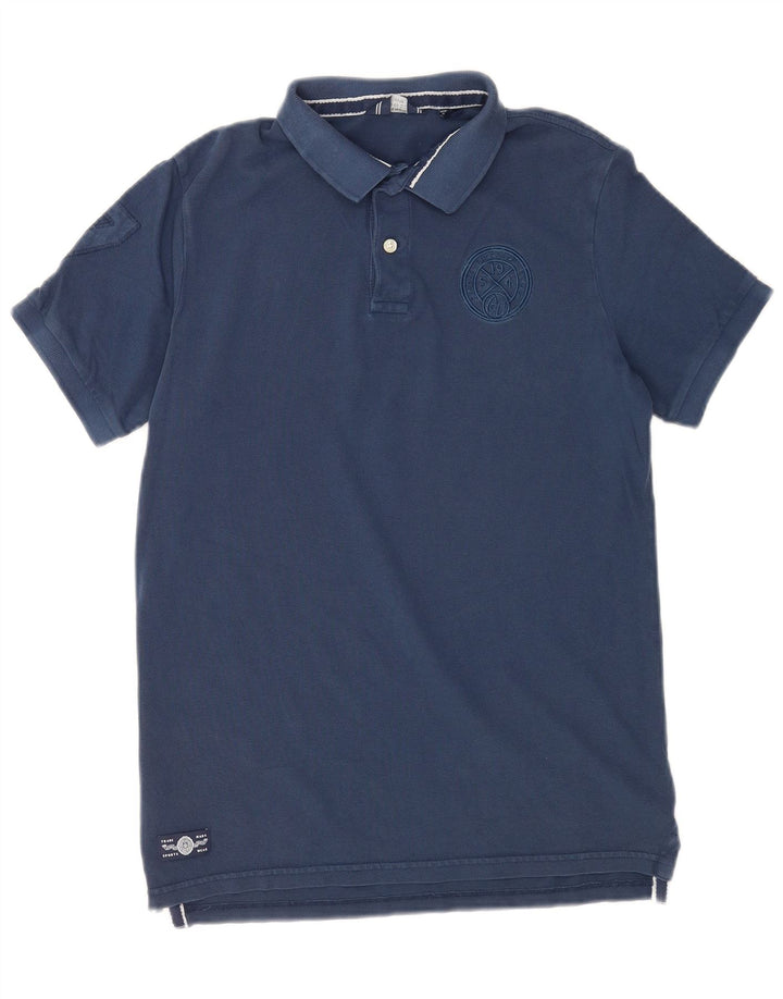 Męska koszulka polo Superdry, średnia, granatowa, bawełniana