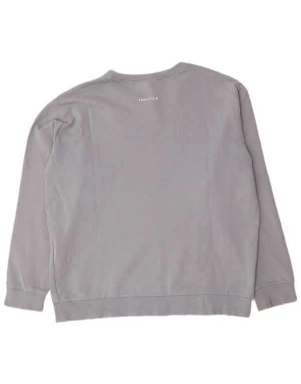 Męska bluza Zara XL, niebieska, bawełniana