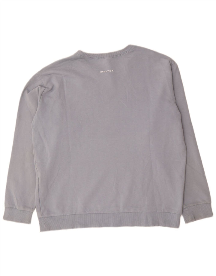 Męska bluza Zara XL, niebieska, bawełniana