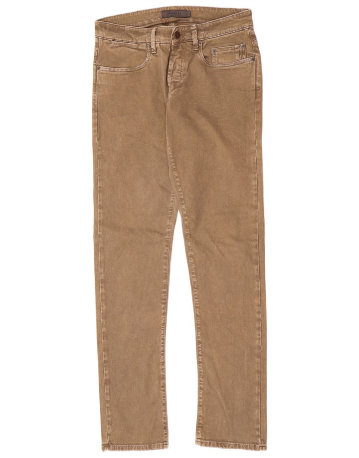 SIVIGLIA Damskie jeansy slim W32 L33 Beżowa bawełna