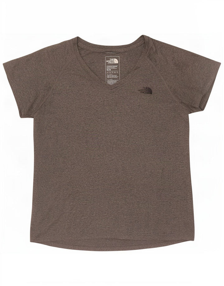T-shirt damski The North Face UK 12, średni szary, nakrapiany poliester