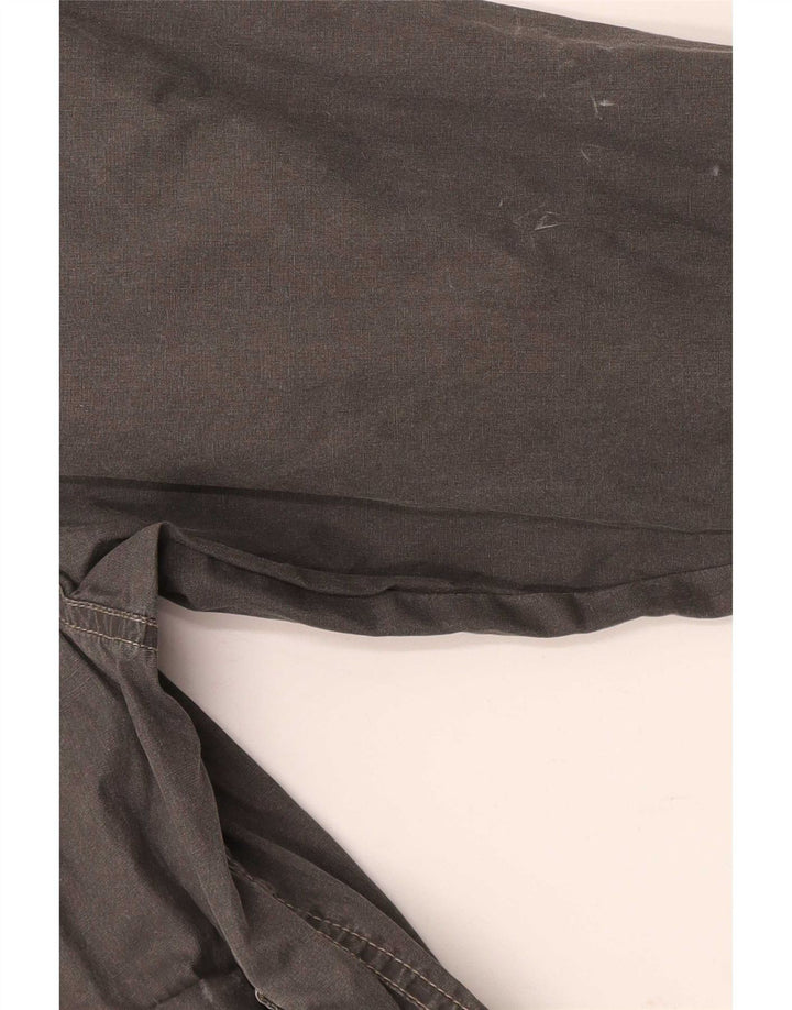 Męska kurtka wiatrówka z kapturem Vintage UK 38 Medium Grey