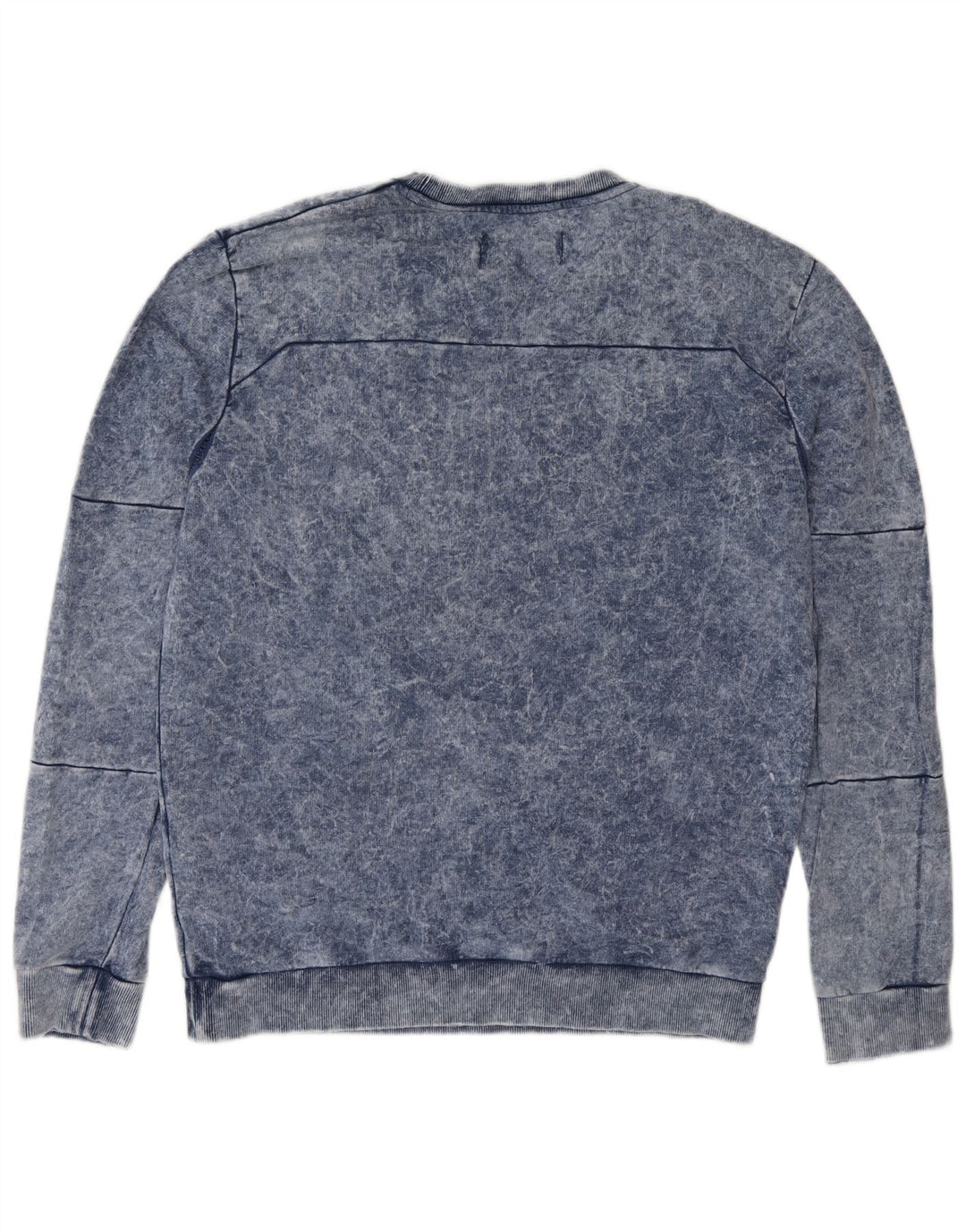 Męska bluza z grafiką Calvin Klein Jeans, średnioniebieska, bawełniana
