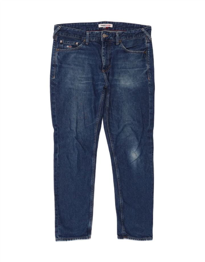 Męskie jeansy slim fit Tommy Hilfiger W32 L30 Niebieskie bawełniane