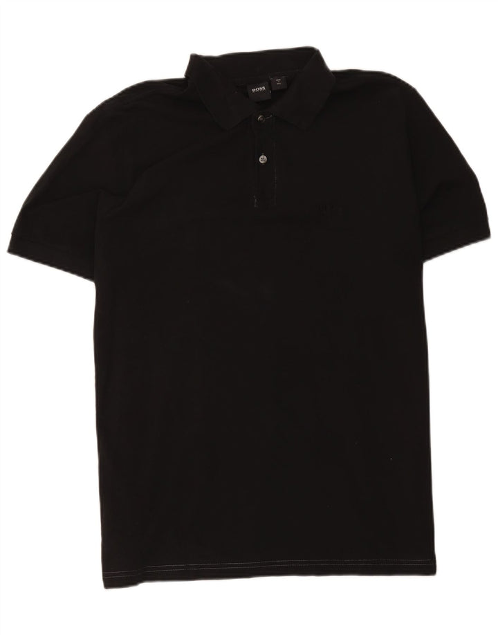Męska koszulka polo Hugo Boss, duża, czarna