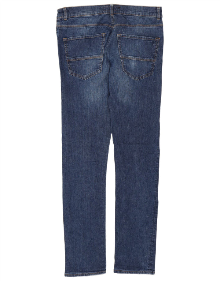 Męskie jeansy obcisłe TRUSSARDI W34 L33 niebieskie