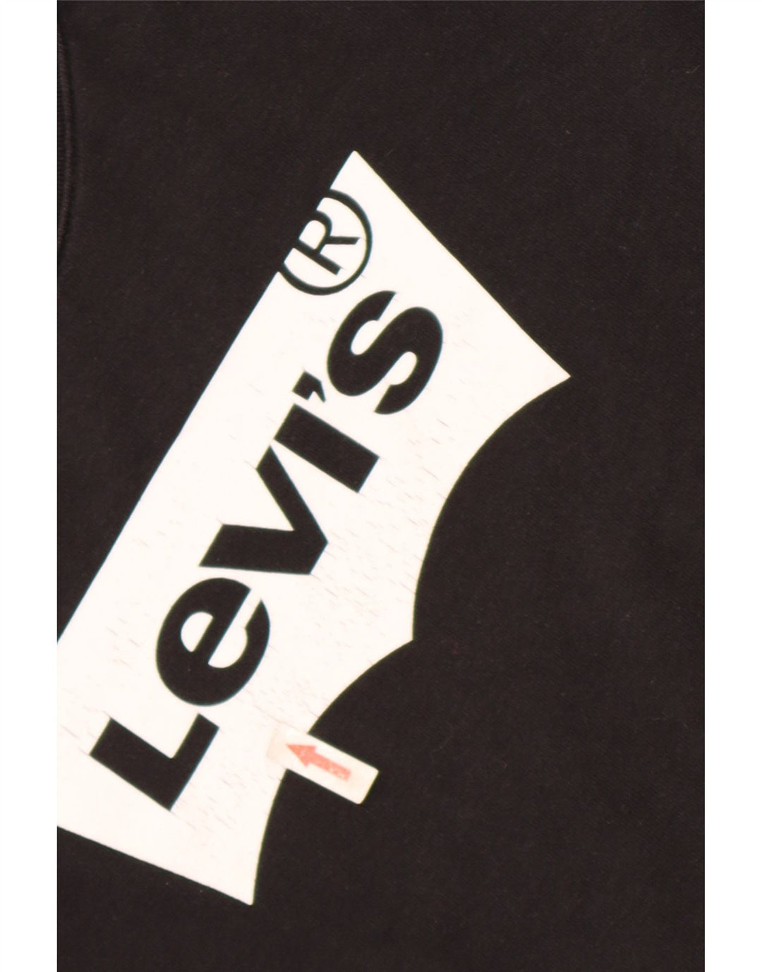 Damski sweter oversize Levi's z grafiką UK 10, mały, czarny, bawełniany