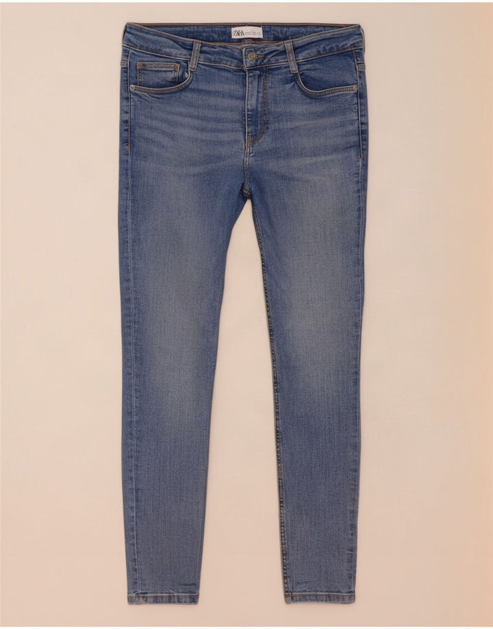 Damskie jeansy skinny Zara EU 40 Medium W30 L29 Niebieskie