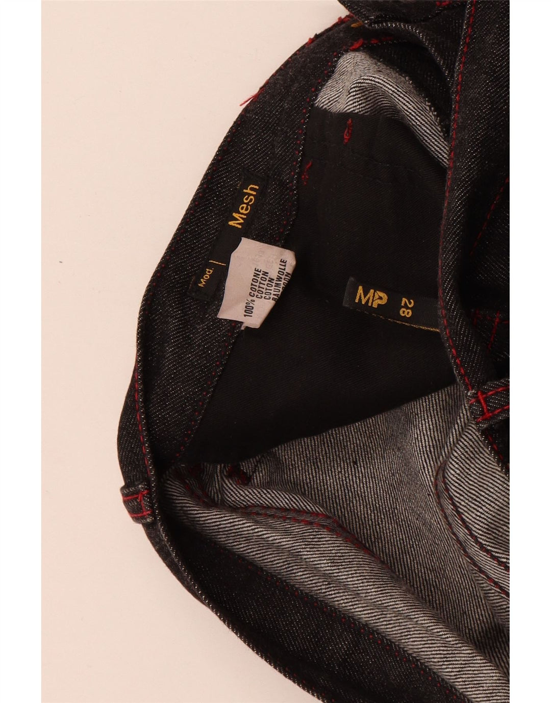 Damskie jeansy Meltin' Pot Mesh W33 L33 Czarna bawełna
