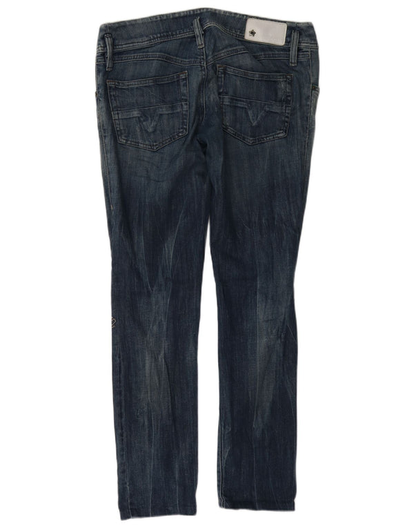 Damskie jeansy Diesel Matic Slim Tapered W27 L29 Niebieskie bawełniane