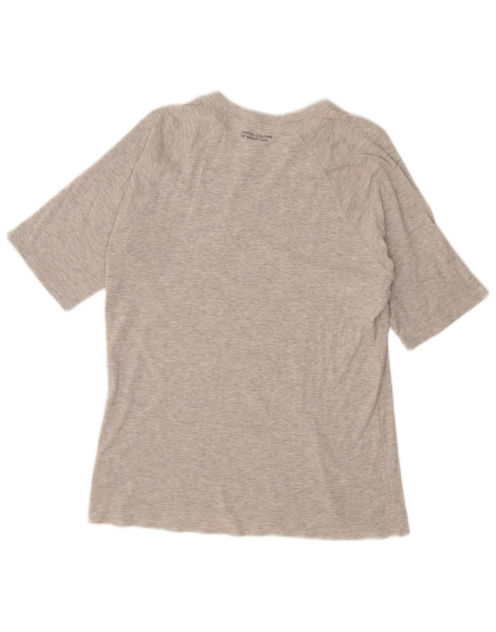Damska koszulka Benetton Top UK 12 Medium Grey Flecked