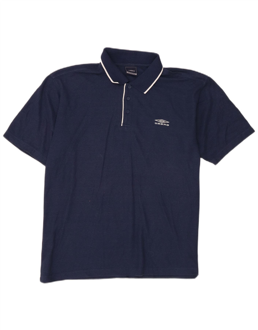 Męska koszulka polo Umbro, duża, granatowa, z poliestru