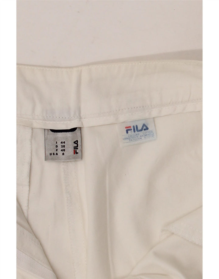 Damskie spodenki Chino FILA IT 44 Medium W30 Biała bawełna