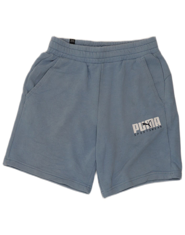 Damskie spodenki sportowe Puma Graphic UK 8 Small Blue Cotton