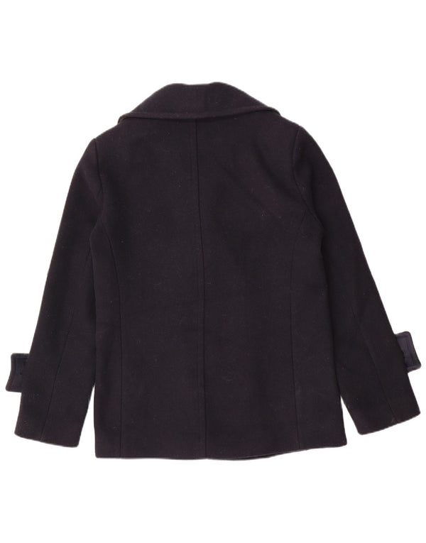 Marks & Spencer Damski płaszcz oversize w kolorze grochu UK 8, mały, granatowy, poliester