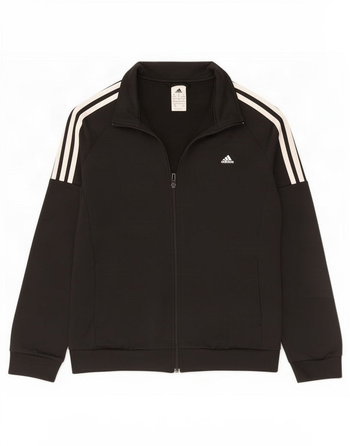 Damska bluza dresowa Adidas UK 12/14 Średni czarny poliester