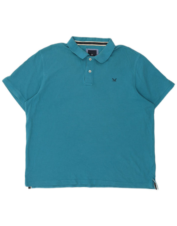Męska koszulka polo Crew Clothing 2XL, niebieska, bawełniana