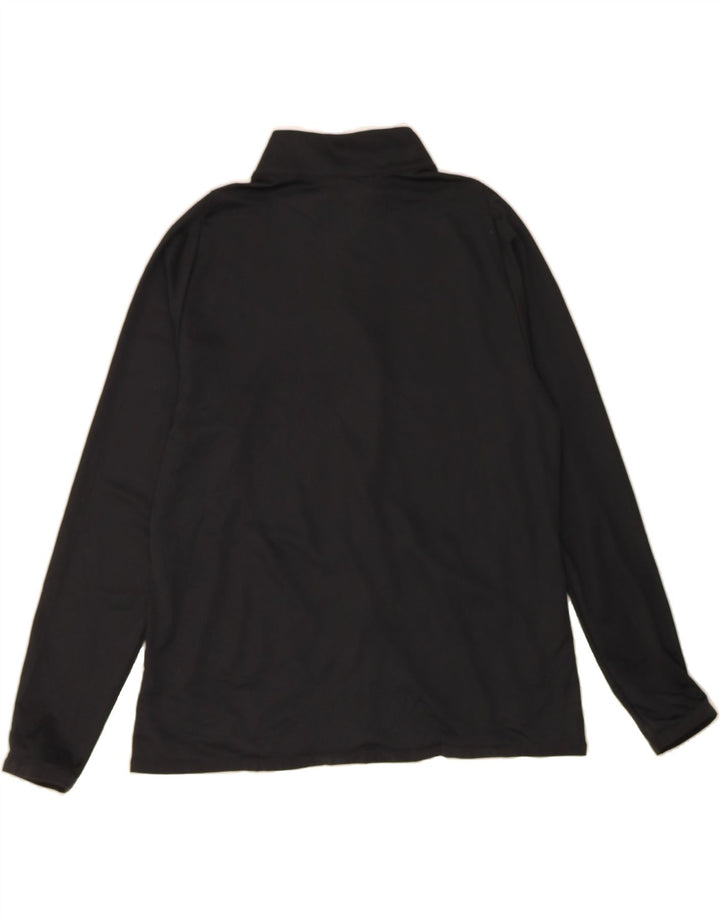 NIKE Womens Dri Fit Tracksuit Top Jacket UK 16 Large Black Polyester Vintage Nike and Second-Hand Nike from Messina Hembry 