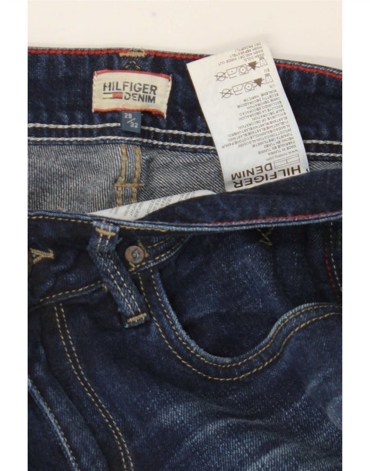 Damskie jeansy Bootcut Tommy Hilfiger W29 L32 Granatowe, bawełniane