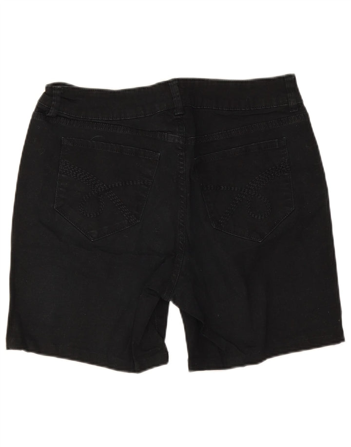 Damskie spodenki jeansowe Lee Riders US 12 Large W30, czarne, bawełniane