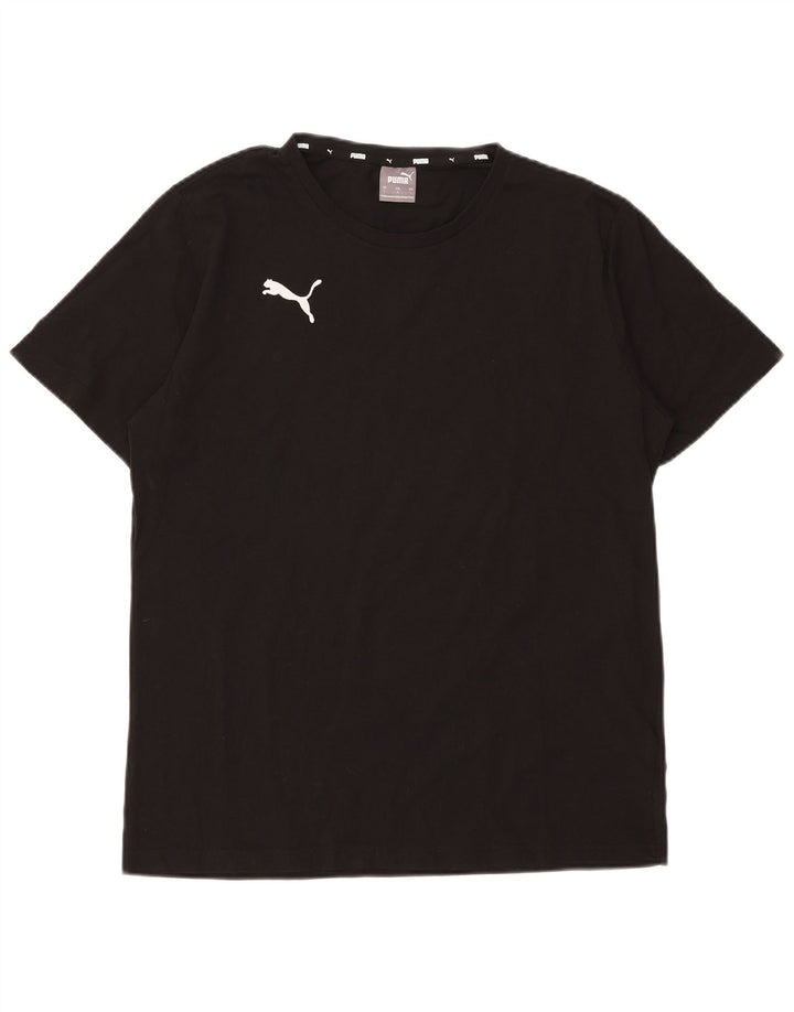 T-shirt męski Puma, duży, czarny, bawełniany