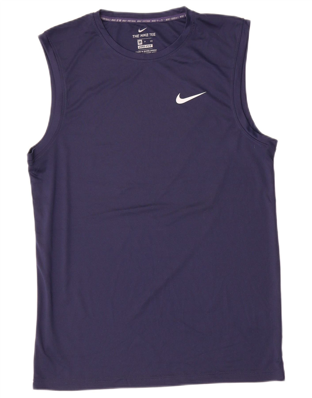 Męska kamizelka Nike Dri Fit, średni granatowy poliester