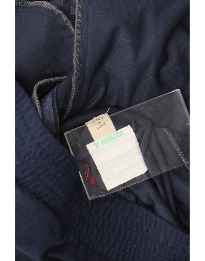 Męska kurtka dresowa BRUGI, duża, wielokolorowa, poliestrowa z blokami kolorów