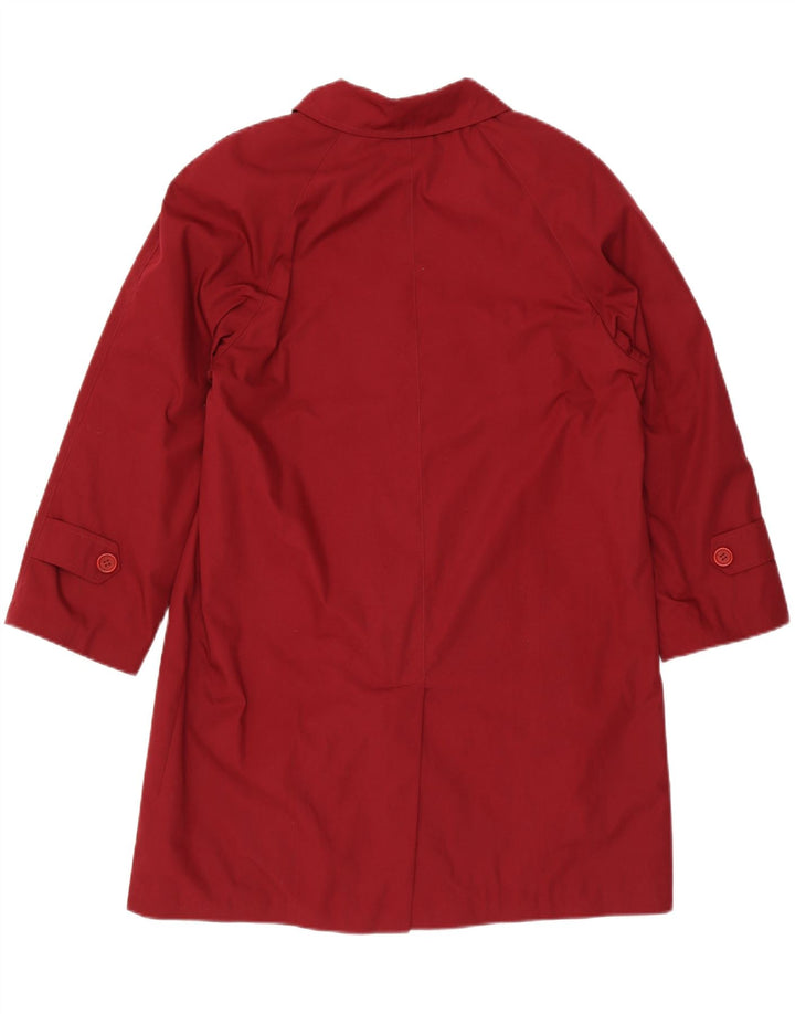 EMOZIONI Womens Overcoat IT 48 XL Red Polyester