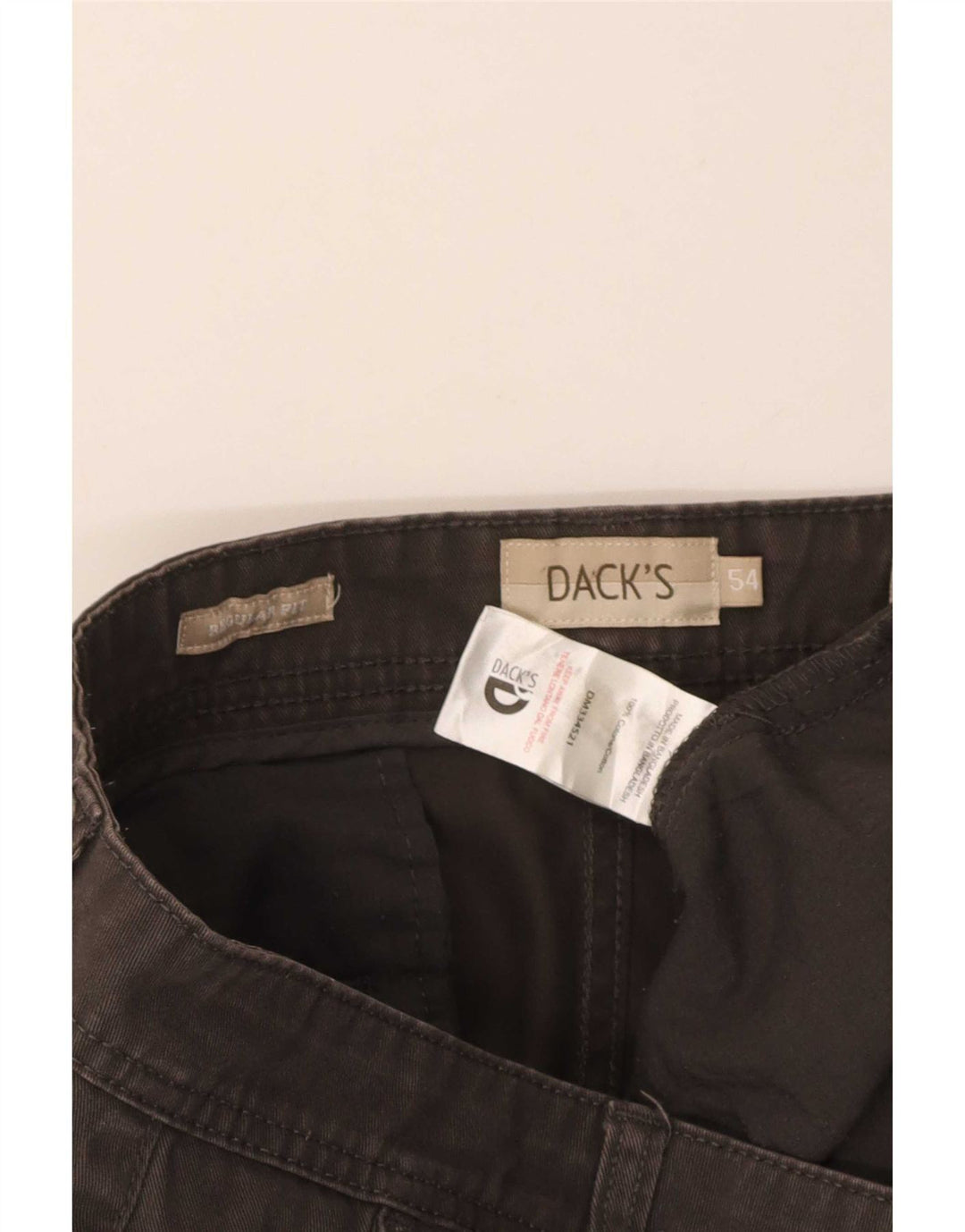 Męskie spodenki chino o regularnym kroju Dack's IT 54 2XL W36 Brązowa bawełna