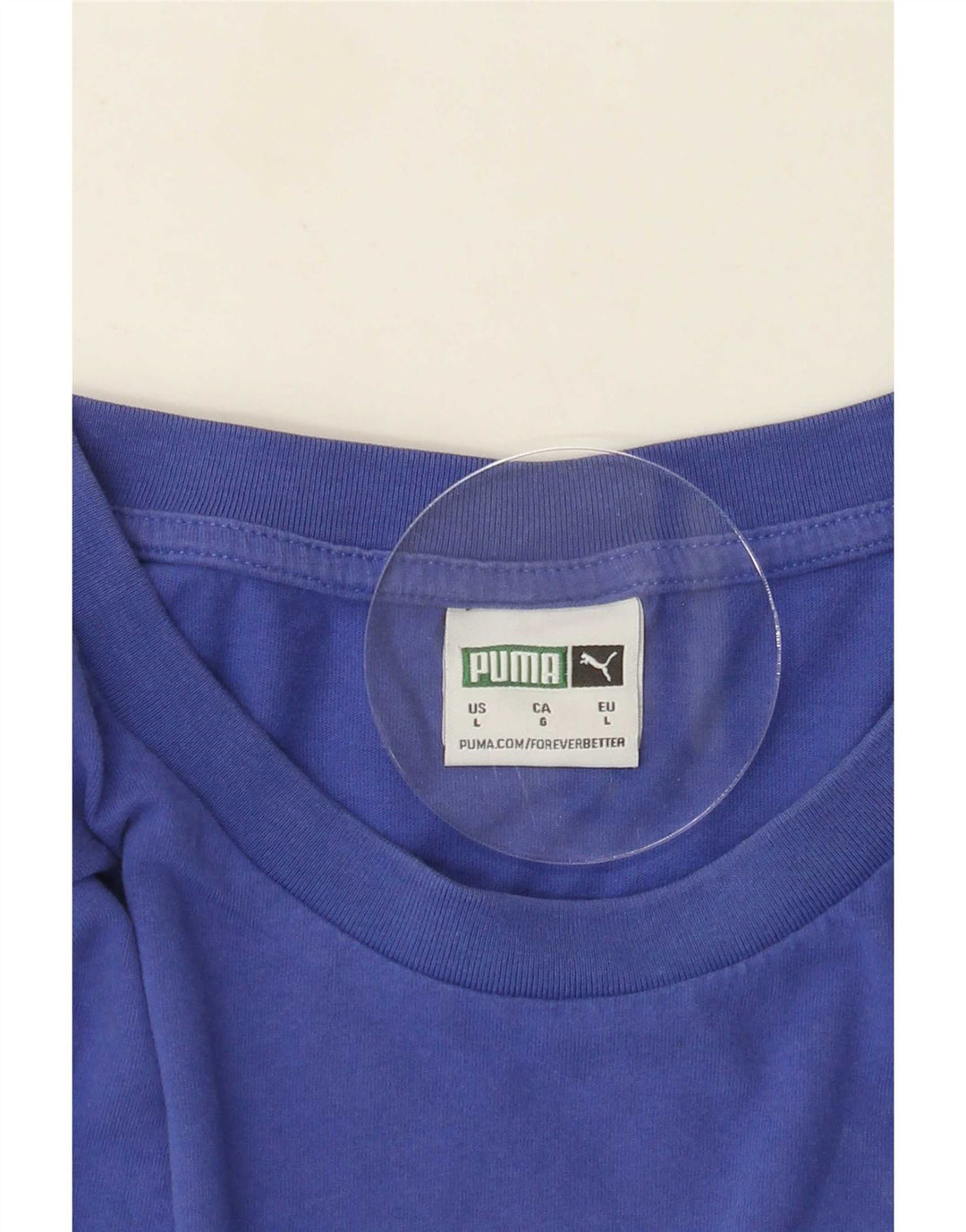 T-shirt męski Puma, duży, niebieski