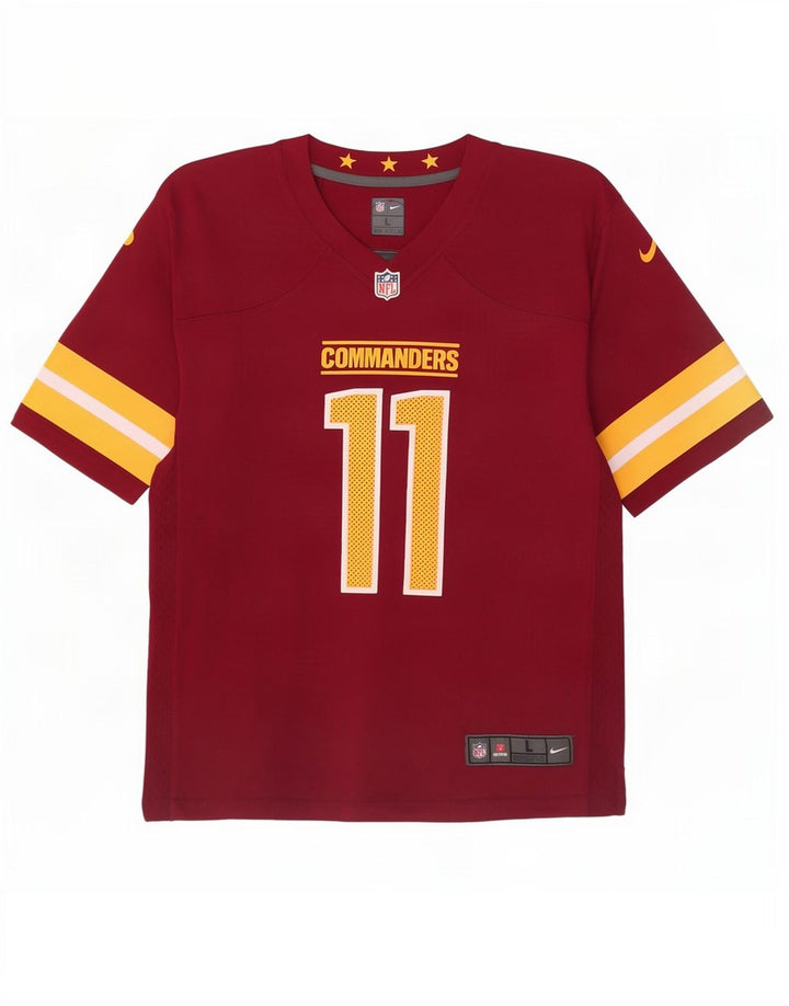 Męski T-shirt z grafiką Nike Washington Commanders, duży, bordowy