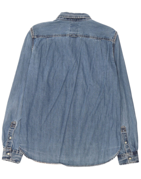 Męska koszula dżinsowa Superdry XL, niebieska, bawełniana