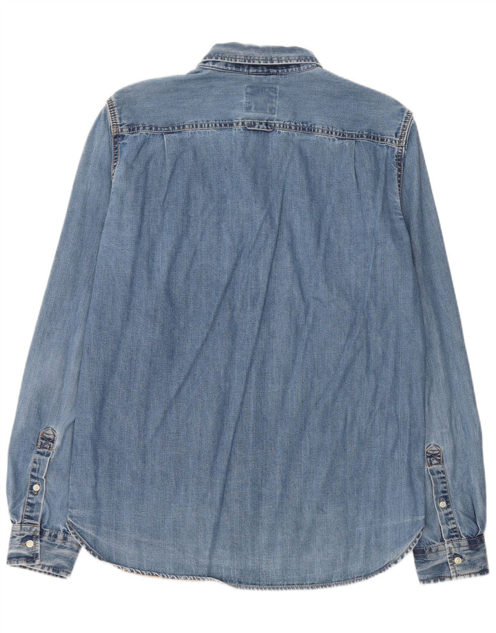 Męska koszula dżinsowa Superdry XL, niebieska, bawełniana