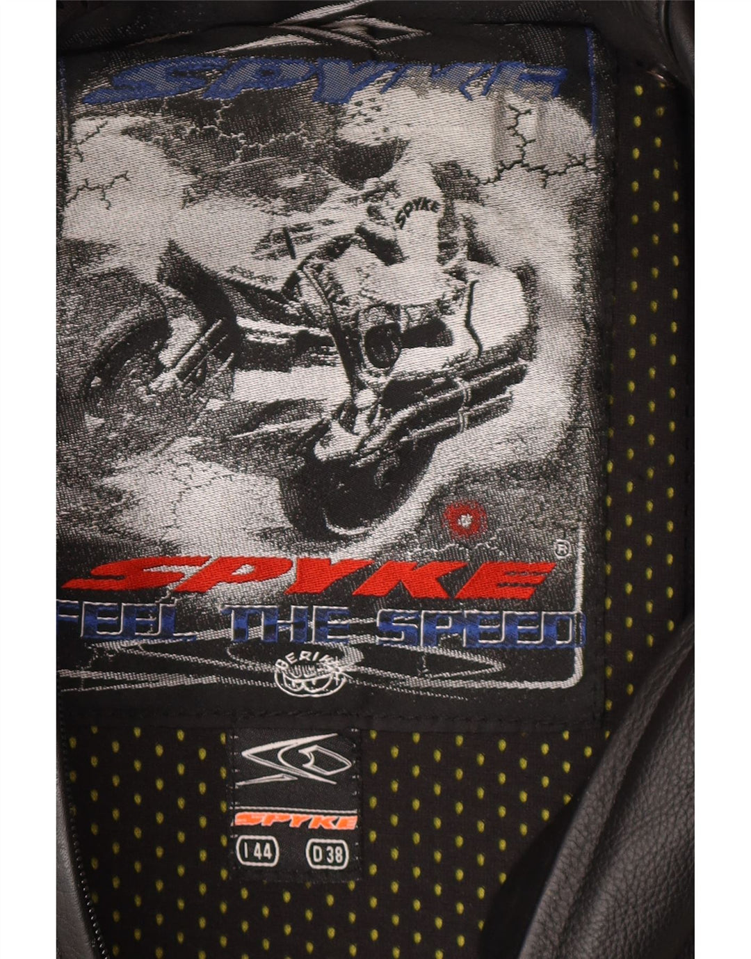 Damski kombinezon skórzany Spyke IT 44 Średni czarny skórzany motocykl