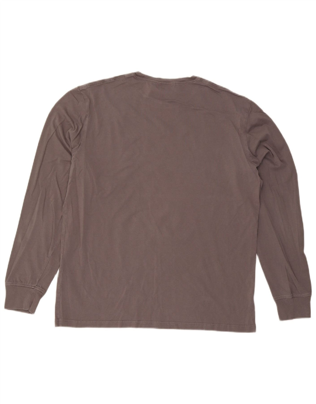 Męski top Massimo Dutti z długim rękawem XL, szary, bawełniany