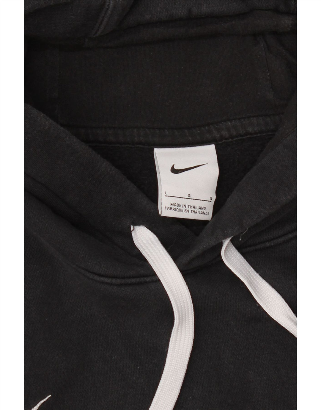Męski sweter z kapturem Nike o luźnym kroju, duży, czarny