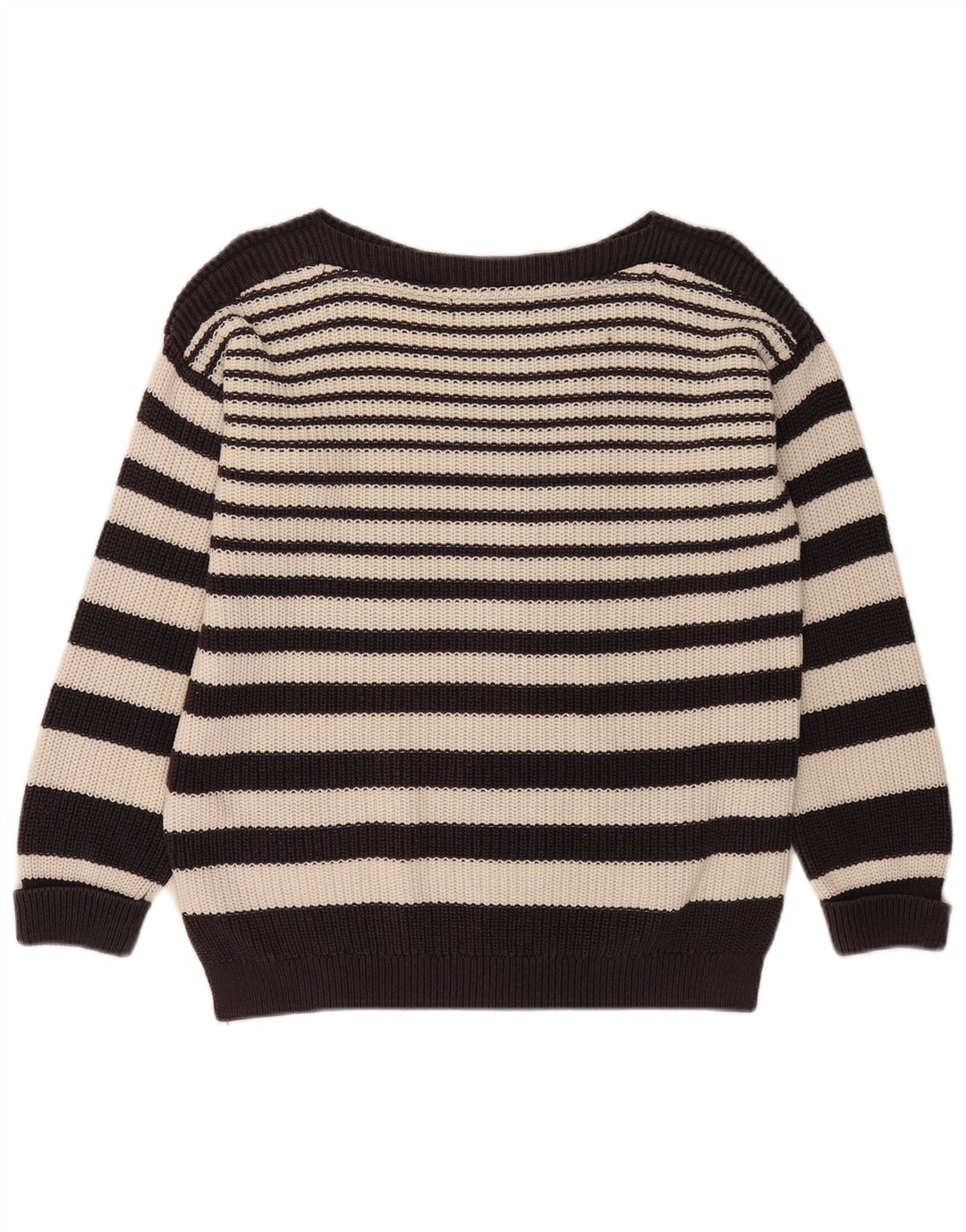 Marks & Spencer Damski sweter z dekoltem w łódkę, UK 14, średni granatowy