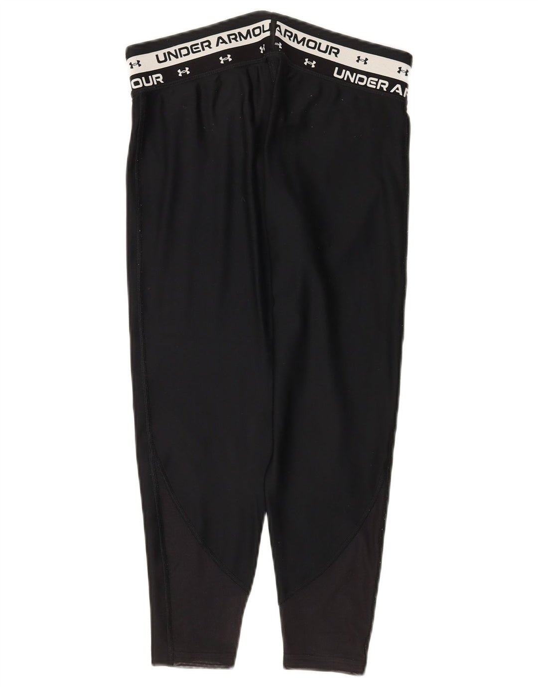 Dziewczęce legginsy z grafiką Under Armour na 11-12 lat, duże, czarne, poliestrowe