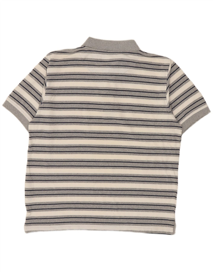 Męska koszulka polo Levi's 2XL Szara, bawełniana w paski