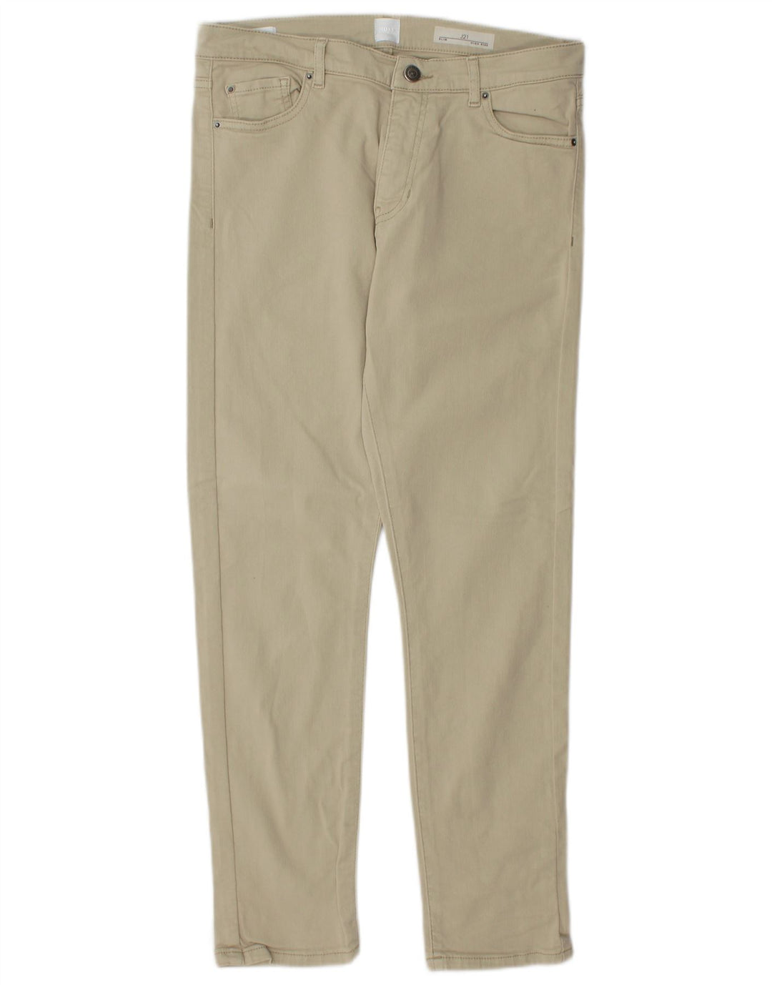 HUGO BOSS Damskie jeansy slim z wysokim stanem W29 L28 Zielona bawełna