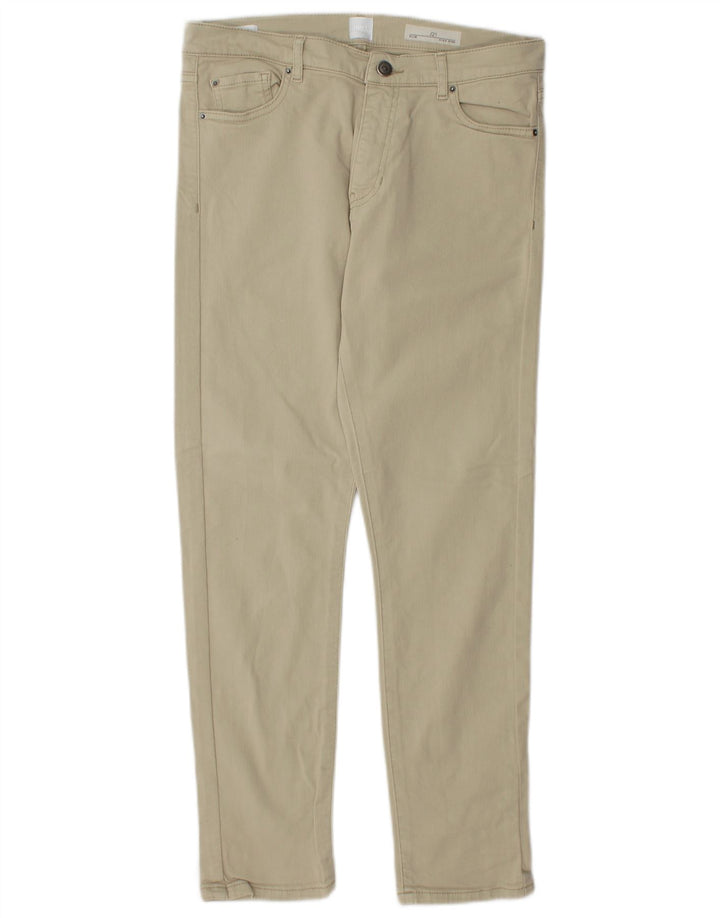 HUGO BOSS Damskie jeansy slim z wysokim stanem W29 L28 Zielona bawełna