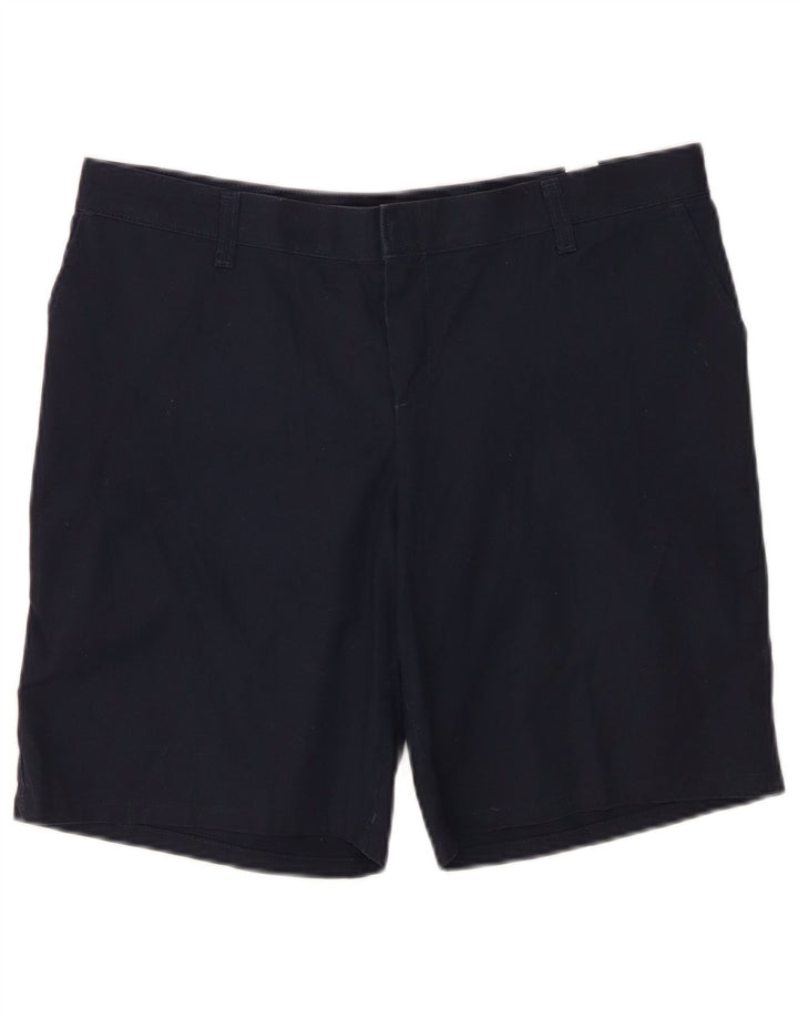 DICKIES Womens Chino Shorts US 16 2XL W36  Navy Blue Polyester