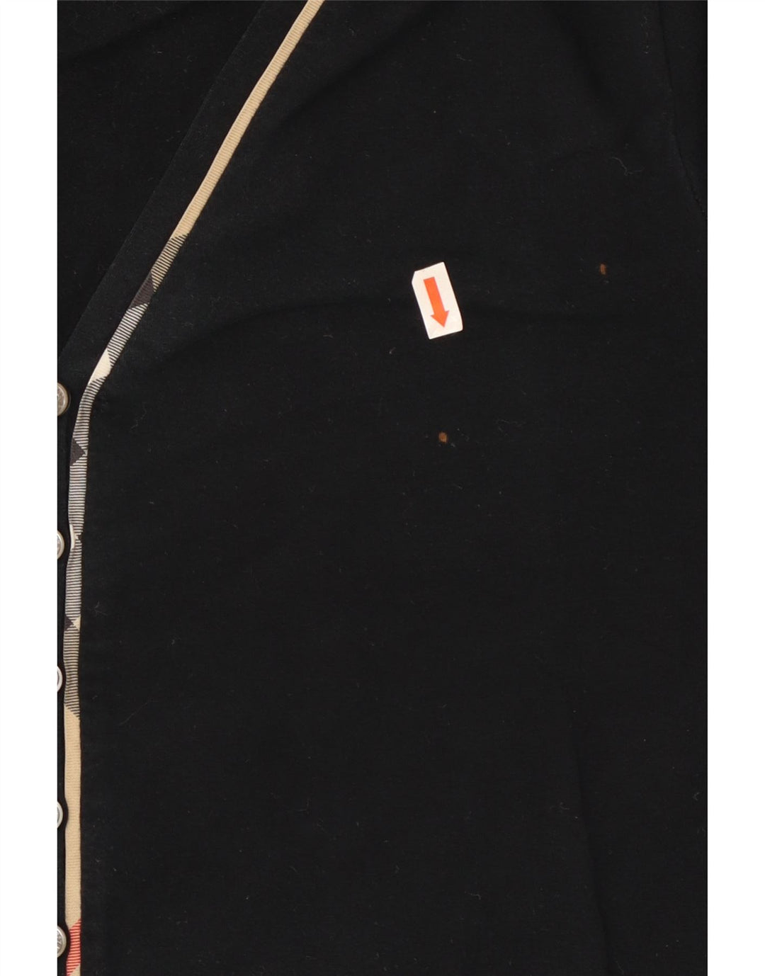 Top damski Burberry z rękawem 3/4, UK 14, duży, czarny
