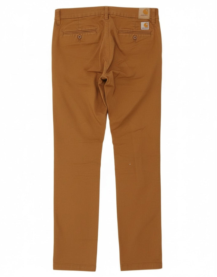 Męskie spodnie Chino Carhartt Sid Slim W29 L32 Beżowa bawełna