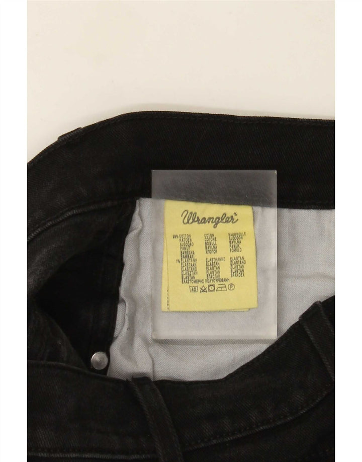 Męskie jeansy Wrangler Texas Stretch Straight W33 L32, czarne, bawełniane