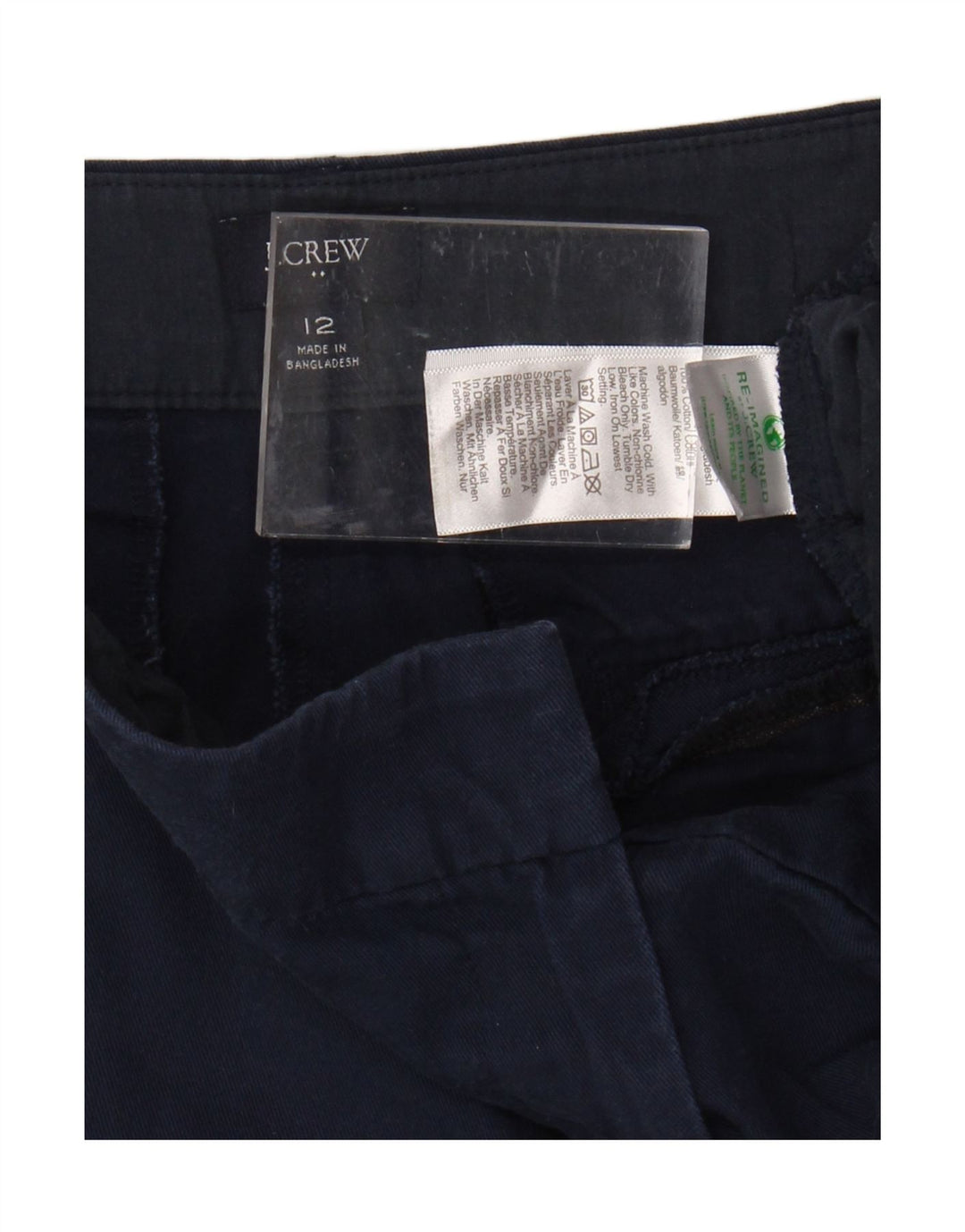 Damskie spodenki Chino J. CREW US 12 Large W34 Granatowa bawełna