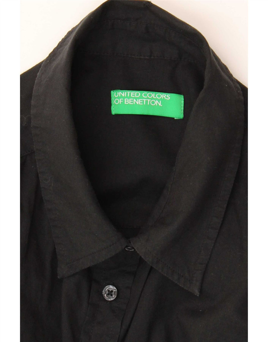Koszula damska Benetton UK 14, średnia czarna